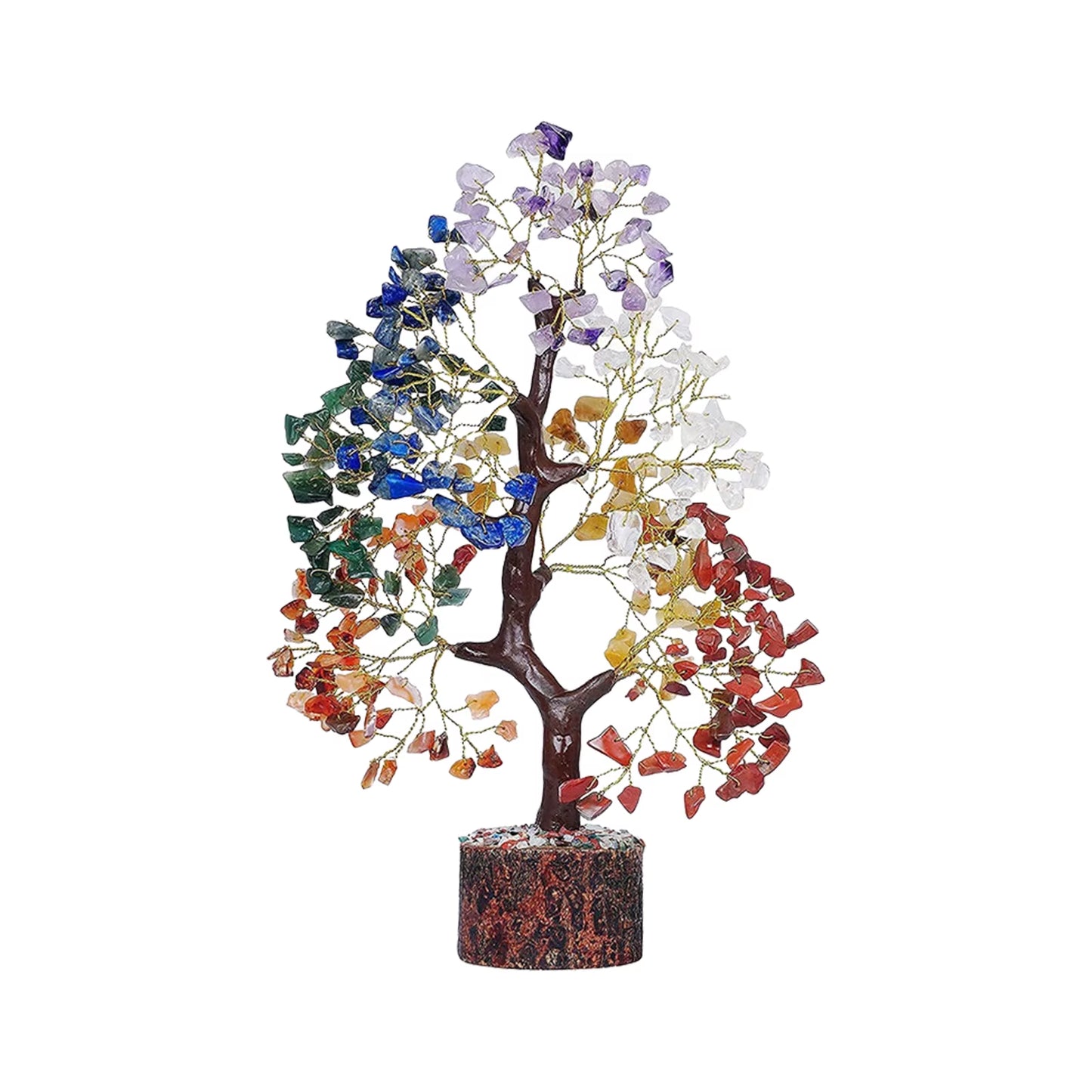 7 Chakra Crystal Tree – Natural Stone Feng Shui Decor for Positive Energy & Meditation