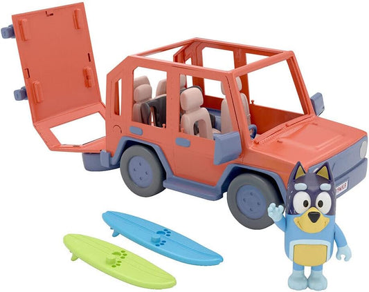 4WD Family Vehicle, with 1 Figure and 2 Surfboards | Customizable Car - Adventure Time | for Ages 3+, Multicolor, 13018