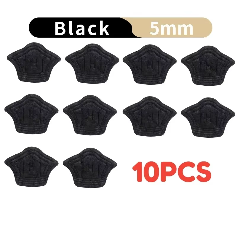 10-Piece Adjustable Heel Pads for Sports Shoes - Insole Protector Set