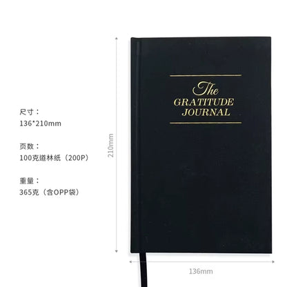 The Five Minute Journal Daily Gratitude Notebook A5 Size Hardcover Reflection & Manifestation Journal for Mindfulness Diary