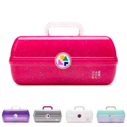 Caboodles On-The- Go Girl, Deep Pink Sparkle