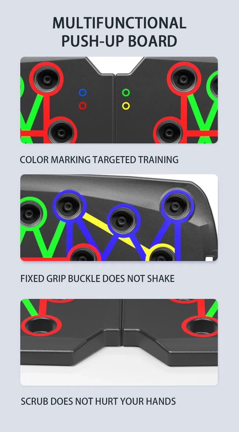 Foldable Push-Up Board for Ultimate Strength Training