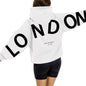 Women Y2k Hooded Streetwear Pullovers Womens Home Outdoor Workout Long Sleeve Hoodie Back Letter Print Oversized Sweatshirt