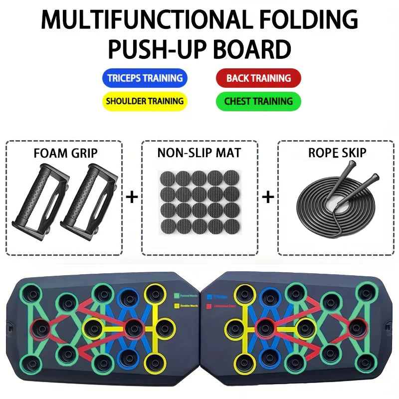 Foldable Push-Up Board for Ultimate Strength Training