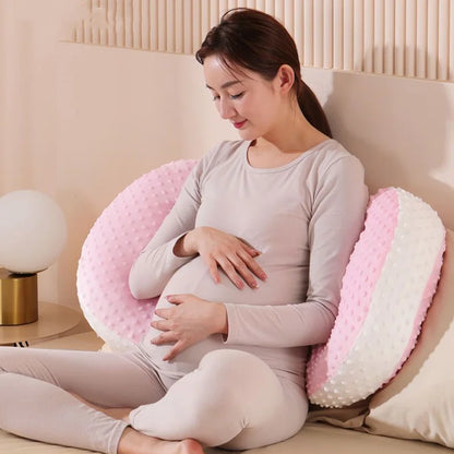 Multifunctional Pregnancy Pillow – Side Sleeping Waist & Belly Support Cushion