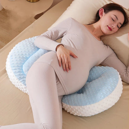 Multifunctional Pregnancy Pillow – Side Sleeping Waist & Belly Support Cushion