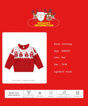 0-3Yrs Christmas Baby Boys Girls Sweaters Winter Knitted Infant Baby Clothes Elk Deer Pattern Kids