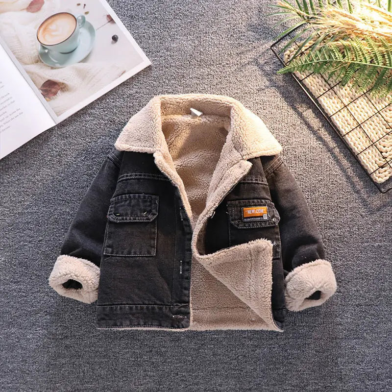 Winter Fashion Baby Girl Coat Children Boys Thicken Warm Jacket Kids Coat Toddler Casual Cotton Costume Infant Sportswear