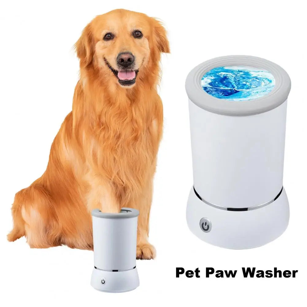 Paw Brush Automatic Dog Paw Cleaner Easy One-Touch Operation for Small Medium Large Breed Dogs Rechargeable Pet Foot Washer Cup