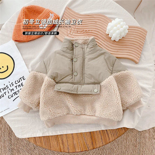 Kids Infant Girls Boys Coat Winter Warm Jacket Casual Thick Coat