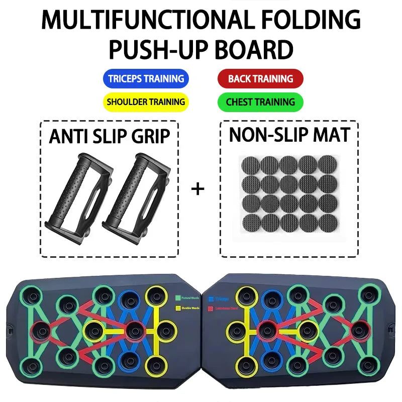 Foldable Push-Up Board for Ultimate Strength Training