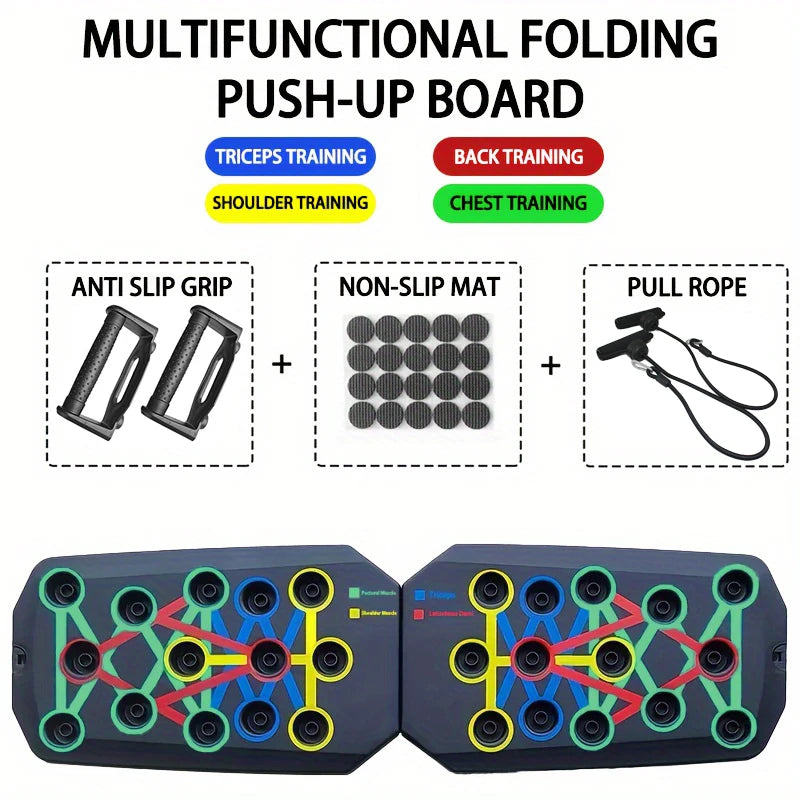 Foldable Push-Up Board for Ultimate Strength Training