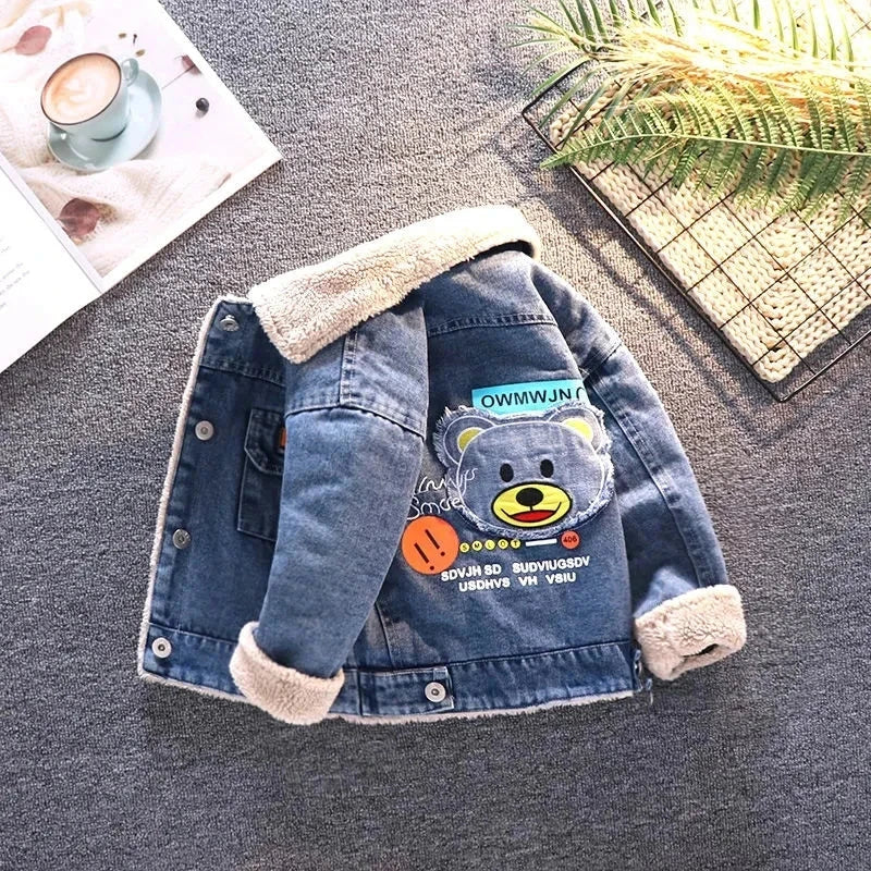 Winter Fashion Baby Girl Coat Children Boys Thicken Warm Jacket Kids Coat Toddler Casual Cotton Costume Infant Sportswear