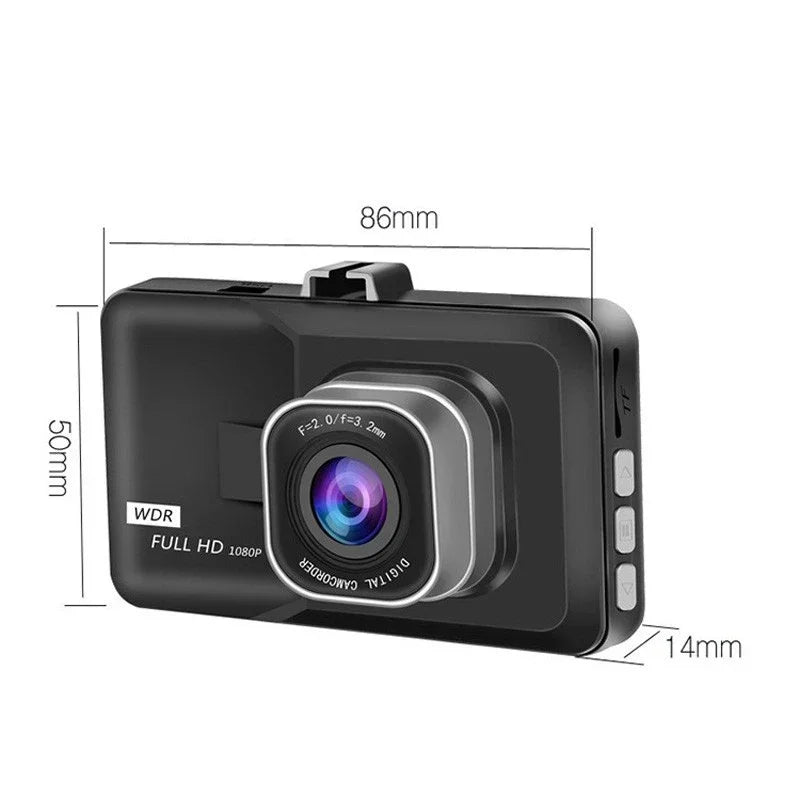 1080P Car Dvr Dash Cam Dashcam Full HD Video Recorder Vehicle Dash Camera 170° Wide Angle G-Sensor Night Vision Loop Recording