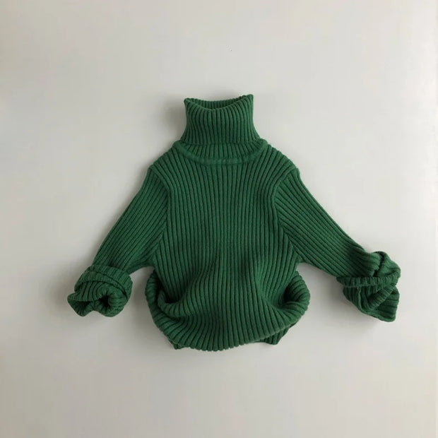 Autumn Winter Children Sweaters Solid Girls Sweater