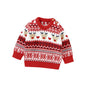 0-3Yrs Christmas Baby Boys Girls Sweaters Winter Knitted Infant Baby Clothes Elk Deer Pattern Kids