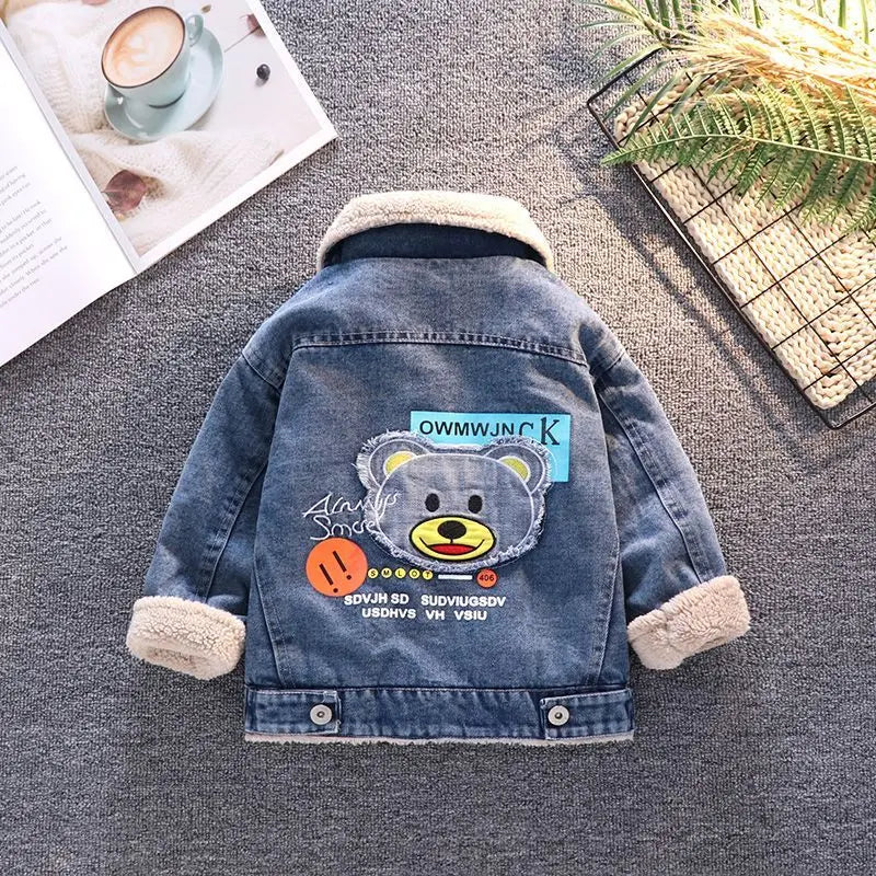 Winter Fashion Baby Girl Coat Children Boys Thicken Warm Jacket Kids Coat Toddler Casual Cotton Costume Infant Sportswear