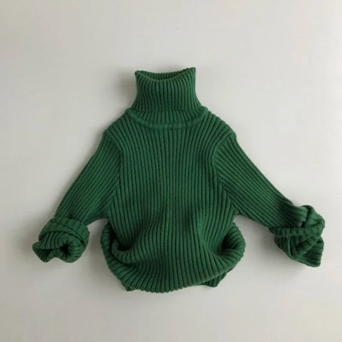 Autumn Winter Children Sweaters Solid Girls Sweater