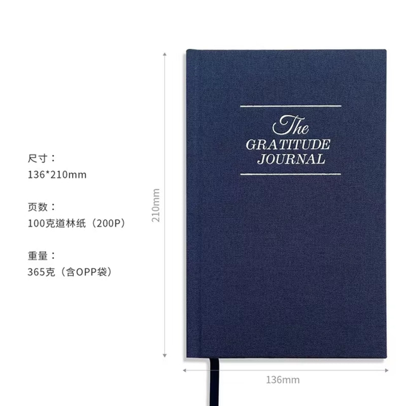 The Five Minute Journal Daily Gratitude Notebook A5 Size Hardcover Reflection & Manifestation Journal for Mindfulness Diary