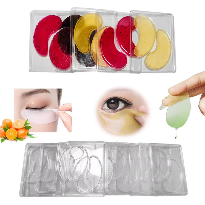 Eye Patch Maker Transparent DIY Eye Mold Reusable Eye Patch Tray Molds Homemade Eye Patch Mould Transparent 12Pcs / 24Pcs