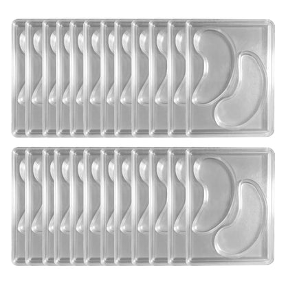 Eye Patch Maker Transparent DIY Eye Mold Reusable Eye Patch Tray Molds Homemade Eye Patch Mould Transparent 12Pcs / 24Pcs