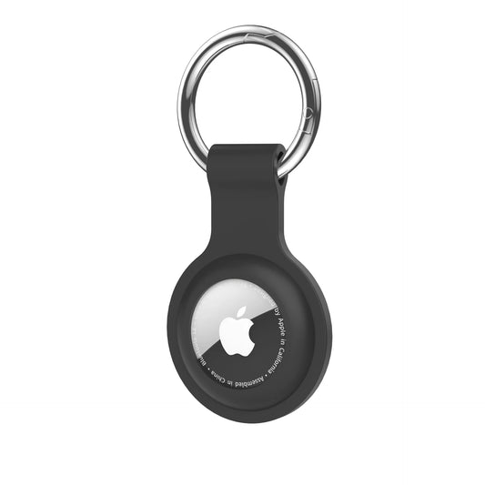 Keychain for Apple Airtag Silicone Protective Case Cover Key Chain Anti-Loss Ring Airtags Accessories for Airtag Pendant