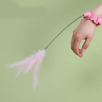 Creativity  Lazy Feather Funny Cat Stick Pet Products