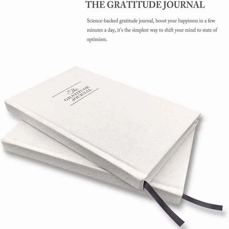 The Five Minute Journal Daily Gratitude Notebook A5 Size Hardcover Reflection & Manifestation Journal for Mindfulness Diary