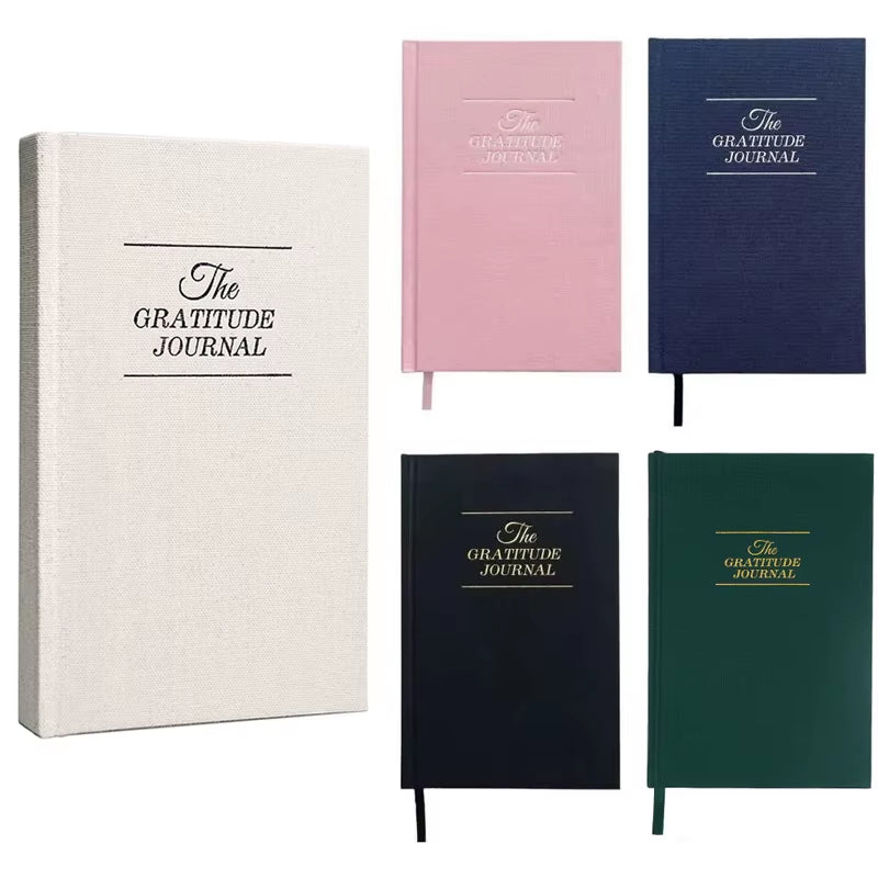 The Five Minute Journal Daily Gratitude Notebook A5 Size Hardcover Reflection & Manifestation Journal for Mindfulness Diary